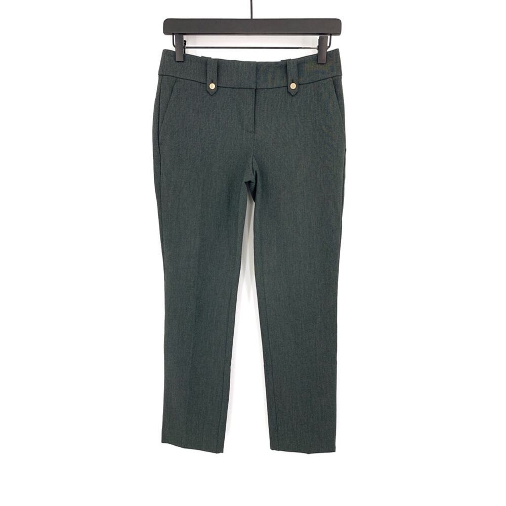LOFT Slim Trouser Pant Green 00P